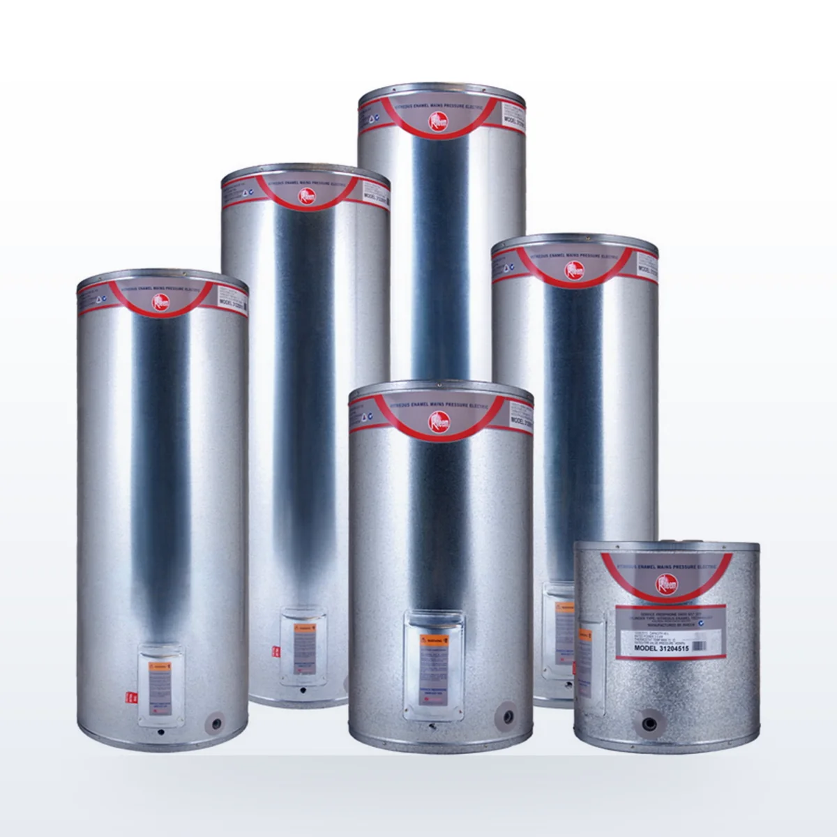 Rheem Mains Pressure Cylinder 135L Stubby