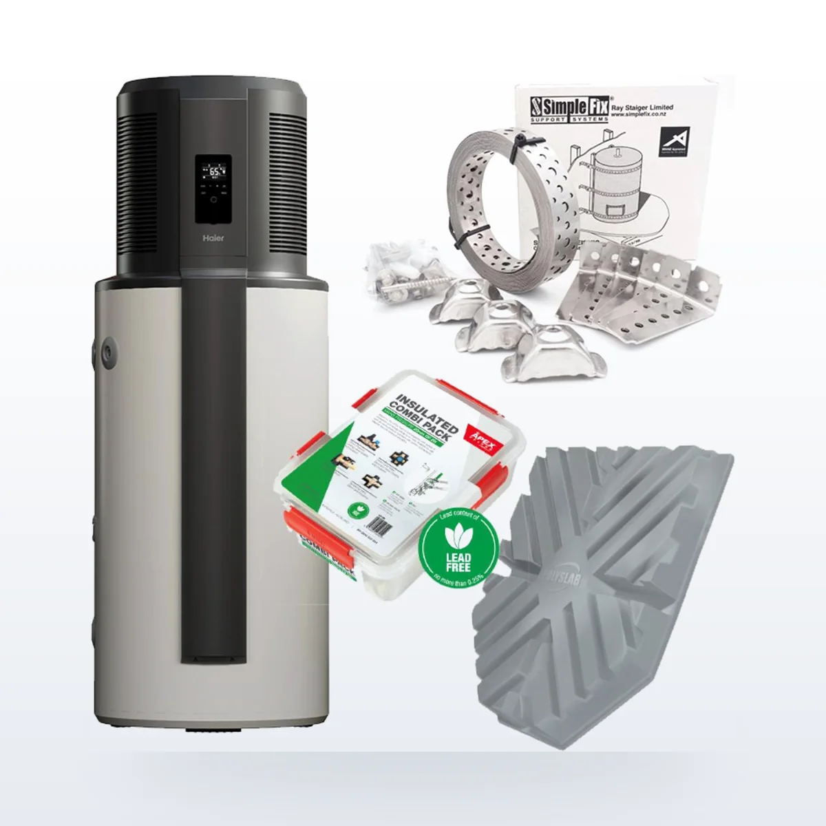 Haier Heat Pump Hot Water Combo 330L